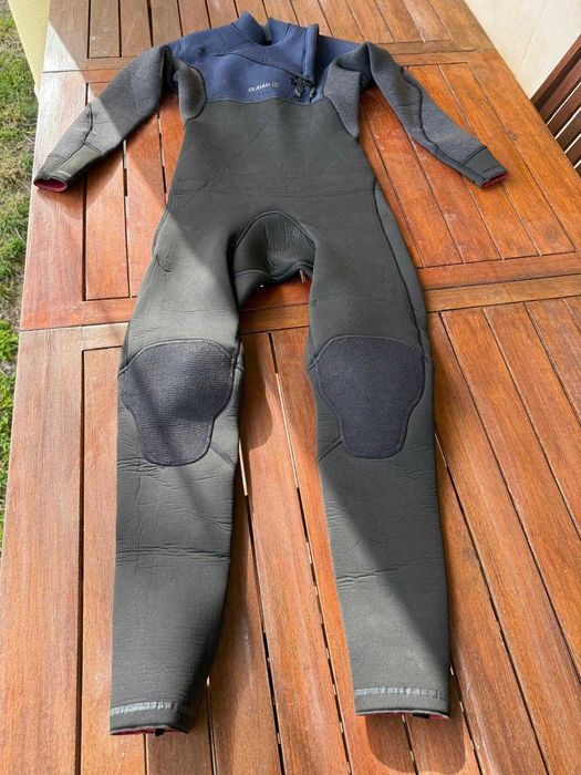 Fato de surf Olaian 4/3 chest zip