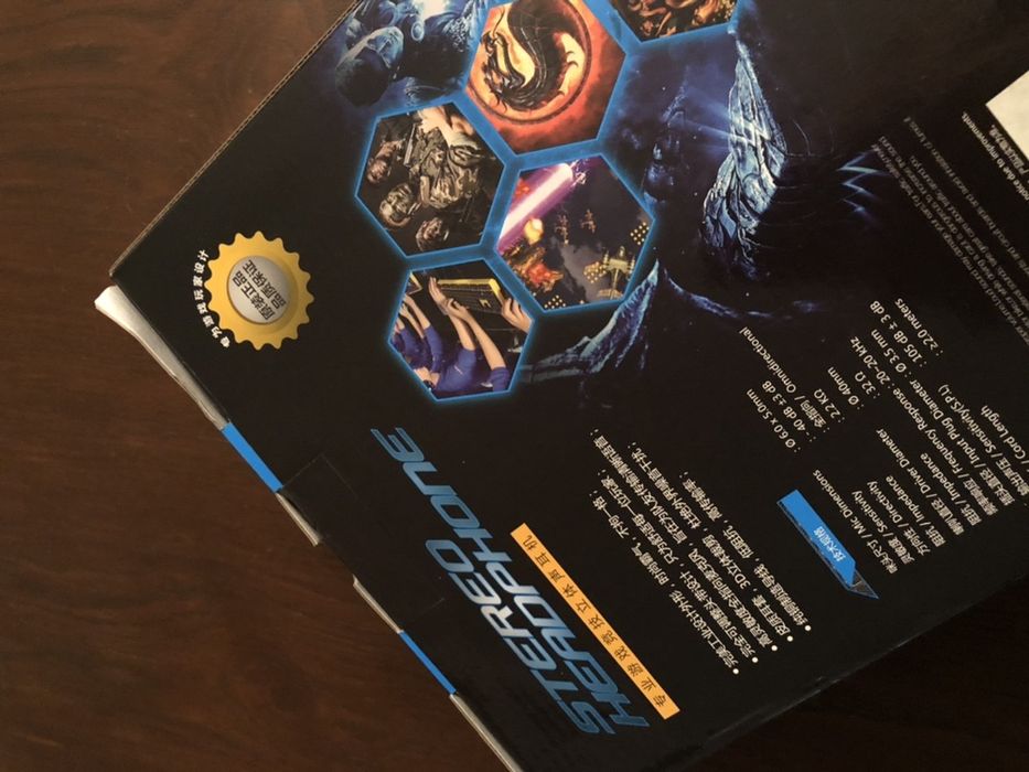 Headphones stereo Gaming Novos selados!