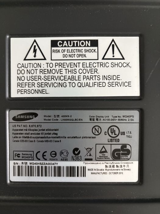 Monitor led 32” Samsung 400MX-2 czarny