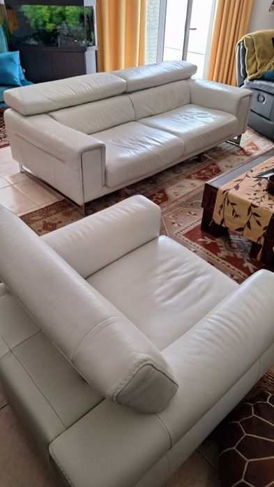 Sofás Natuzzi em Pele