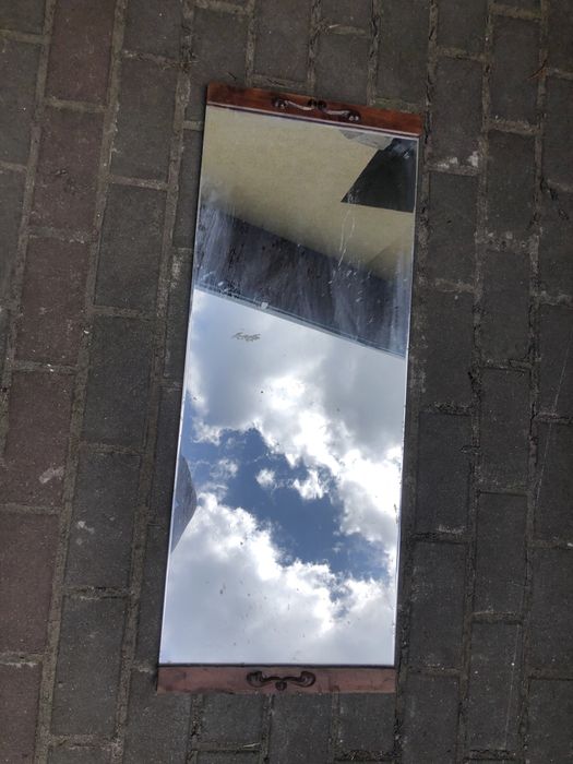 Старе старовинне дзеркало зеркало настінне в рамі 35*90