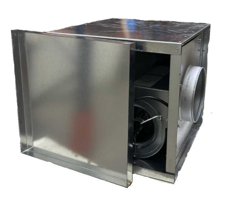 Caixa motorizada para ventilação de hotte de restaurante