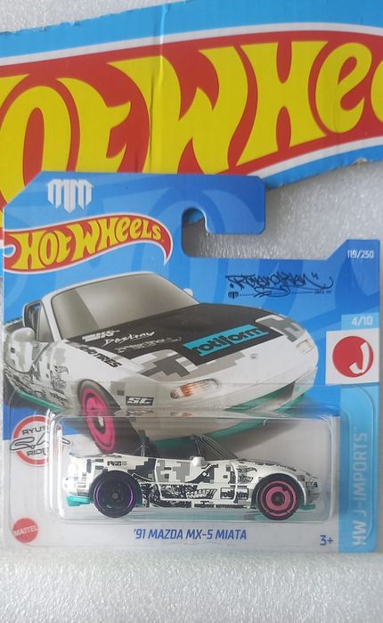 91 mazda mx-5 miata hot wheels