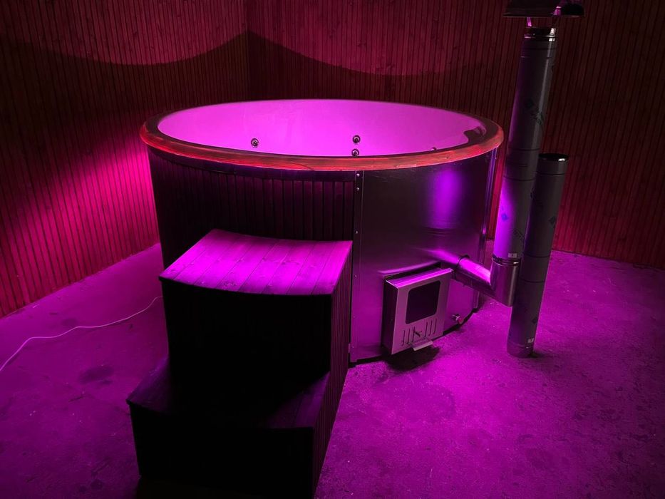 Balia ogrodowa Premium | gorąca beczka ruska bania hot tube jacuzzi