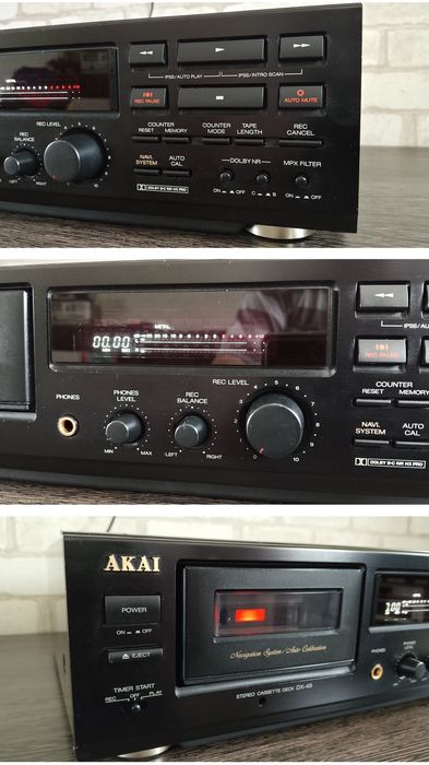 AKAI DX-49 Stereo Cassette Deck  1993