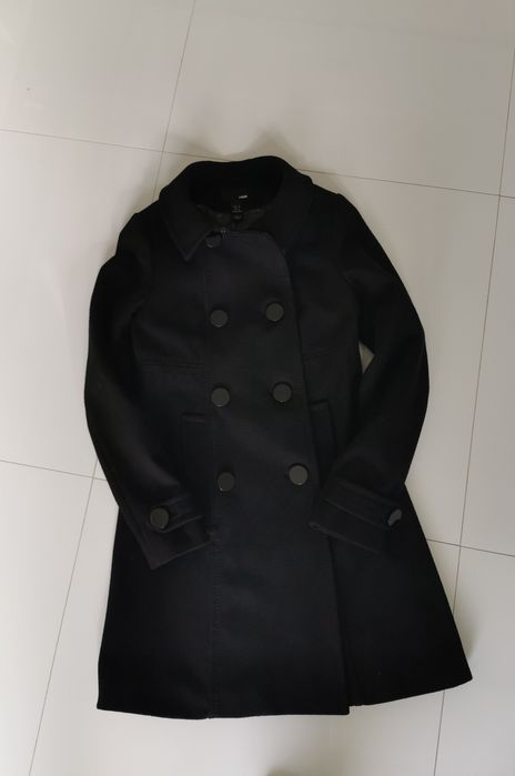 H&M Zimowy płaszcz płaszczyk damski rozmiar S 36
