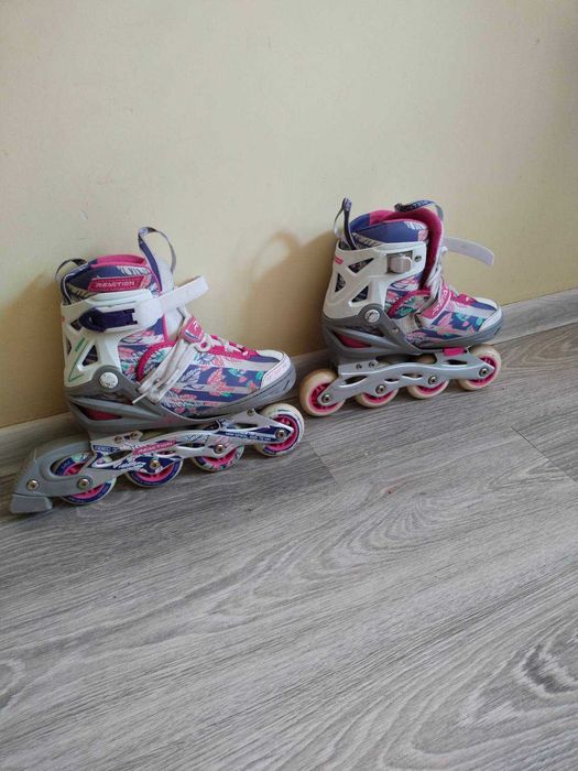 Роликові ковзани дитячі розсувні Reaction Rainbow  31-35