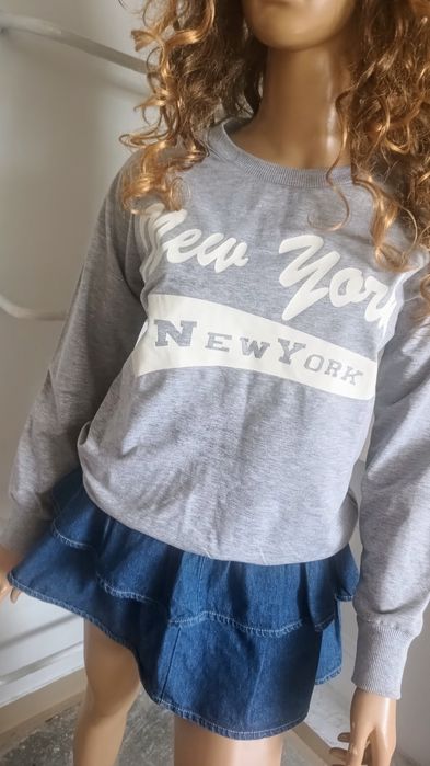 Szara bluza NewYork