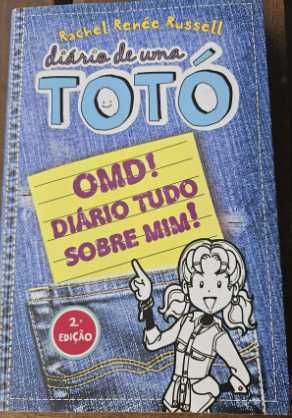 Livro  "Diário de uma Totó " (nunca usado)