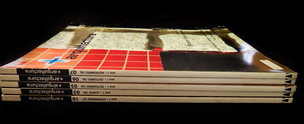 Revistas +Arquitectura - Lote de 5 revistas