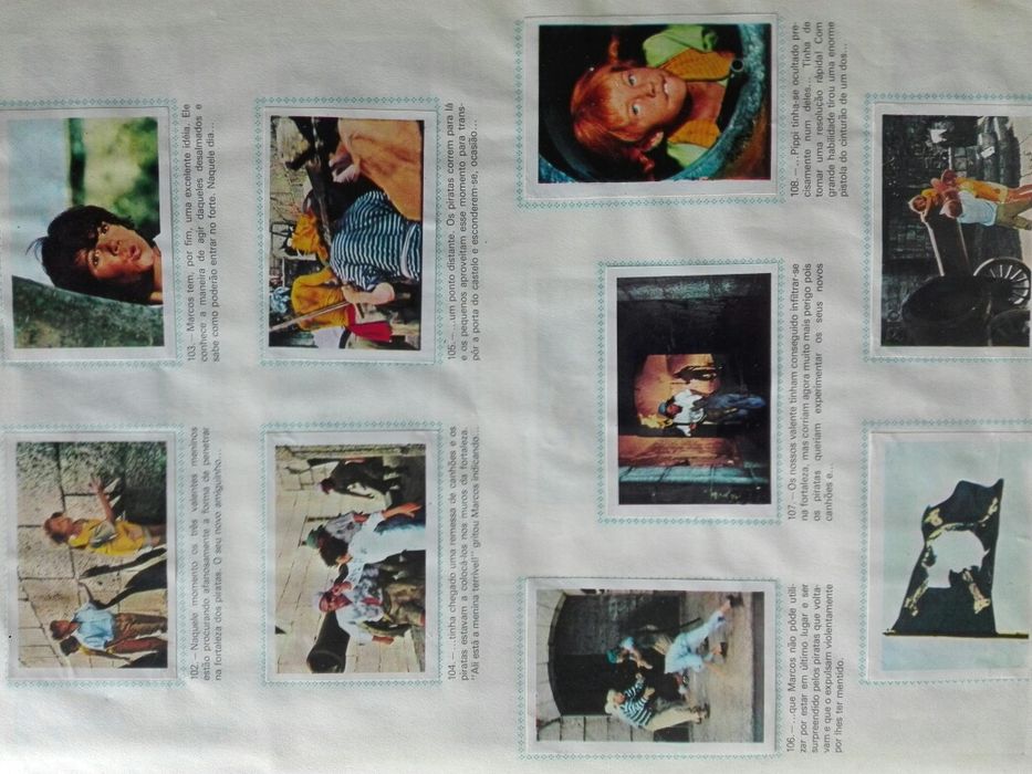 Pippi - Meias Altas, caderneta de cromos (completa)