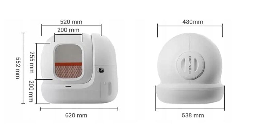 Inteligentna kuweta samoczyszcząca dla kotów PetKit Pura MAX