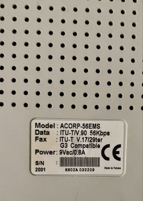 Зовнішній модем ACORP-56EMS