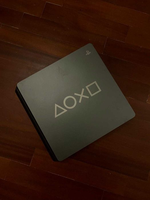 PS4 Slim Days of Play Limited Edition 1TB + 4 Jogos + Caixa Original | Entrega Rápida