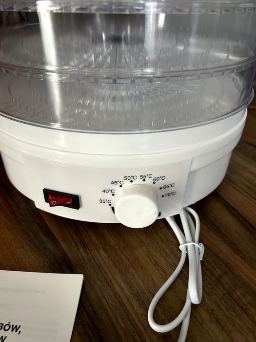 Suszarka do Grzybów Owoców Warzyw ziół 500W 5 Tac Regulacja Temperatury NOWA