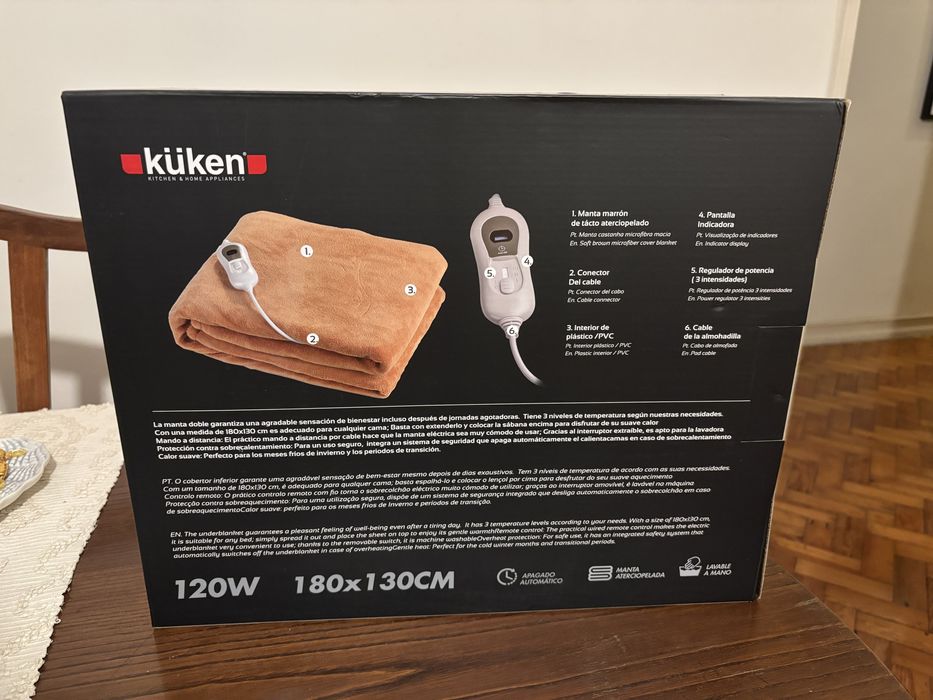 Manta térmica eléctrica