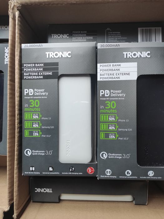 Повербанк 20000 мАч TRONIC для 2 пристроїв Qualcomm quick charge