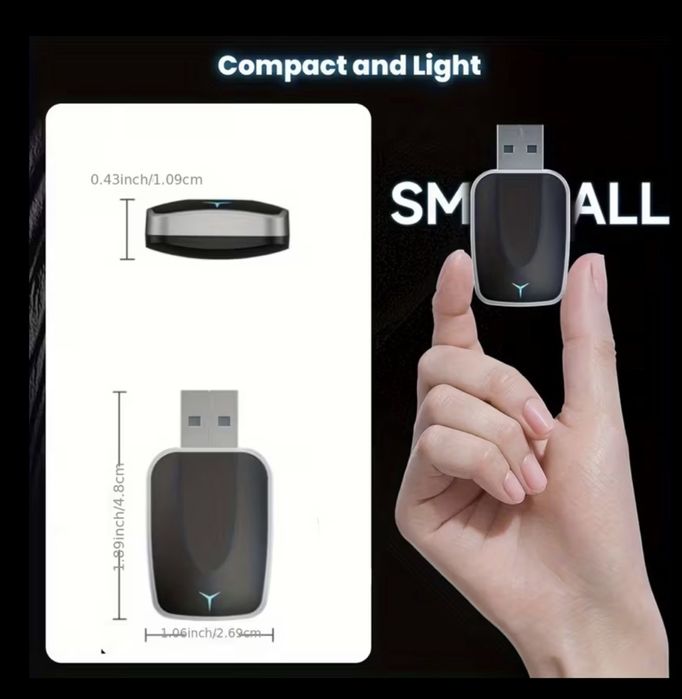 Adapter CarPlay/AndroidAuto  2w1.