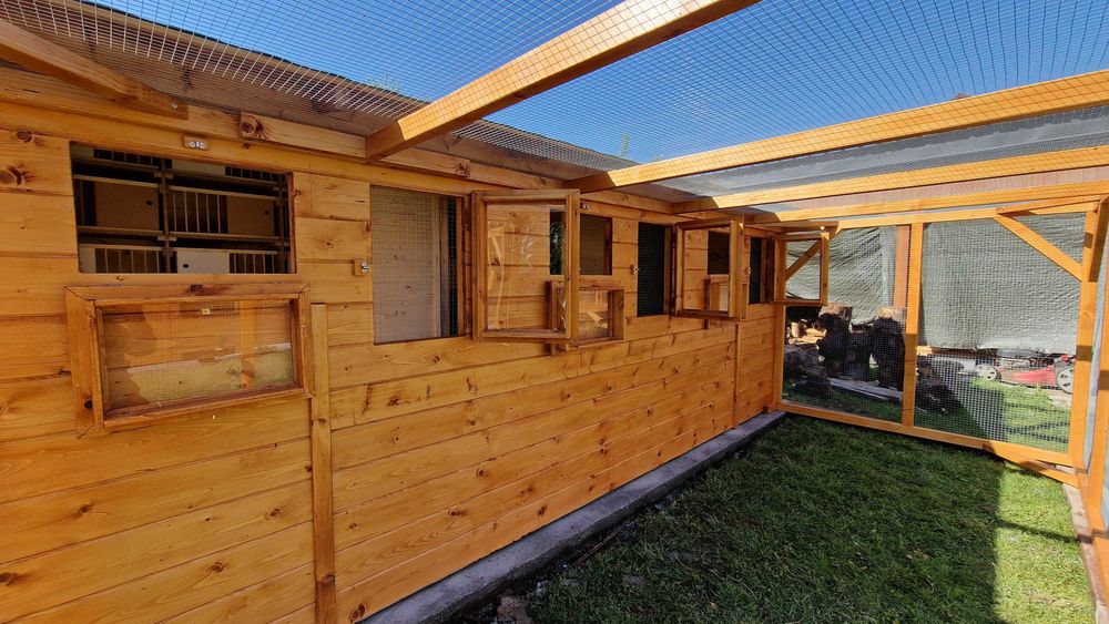 Gołębnik 5x2m z wolierą 5x2m Cena z MONTAŻEM