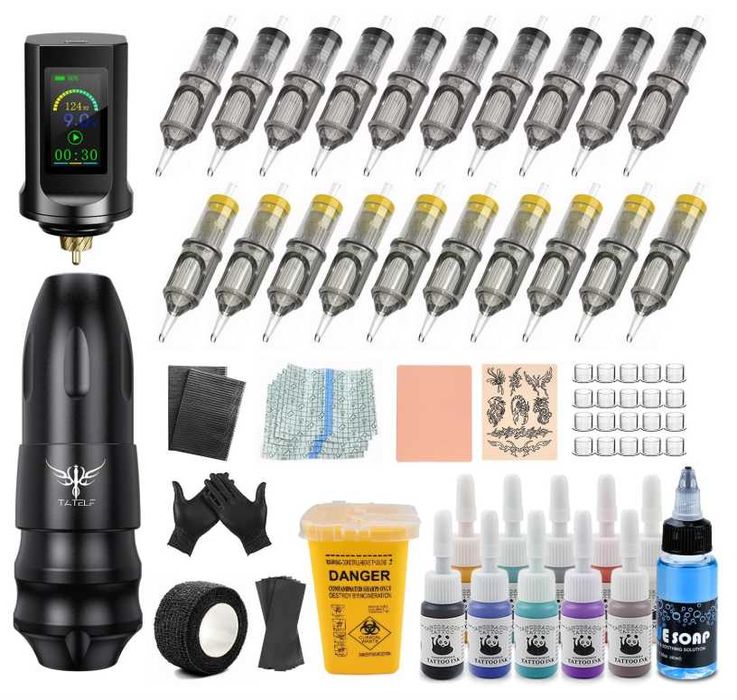 Kit inicial de tatuagem