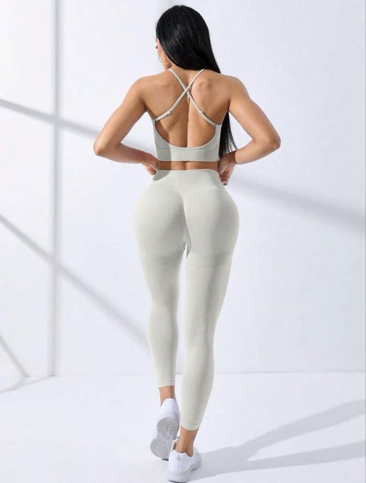 Leggings Push Up Cinzentas