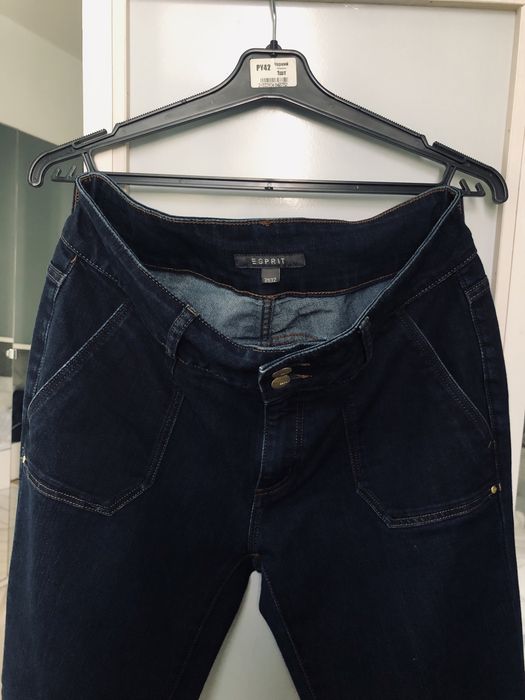 Джинси кльош Esprit Denim жіночі, розмір 31/32 (L/XL) темно-сині