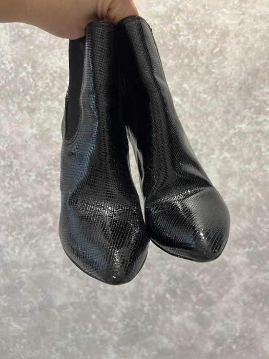 Botki kazar czarne eleganckie na wysokim obcasie szpic 38