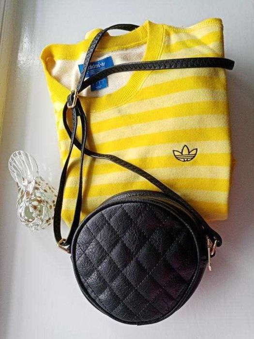 Черная сумка мессенджер сумочка на плечо кроссбоди