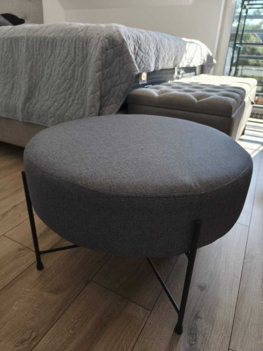 Pufa materiałowa JYSK szara jak nowa