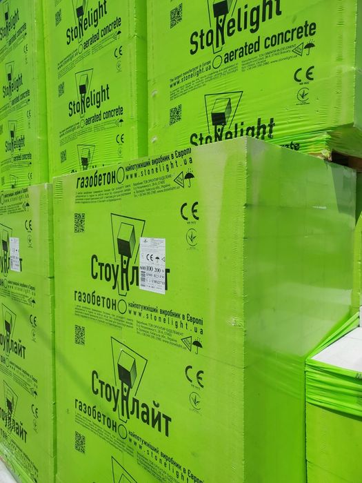 Газоблок D500 200x300x600 і 100×200×600