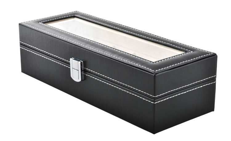 Органайзер для годинників на 6 відділень, скринька для браслетів