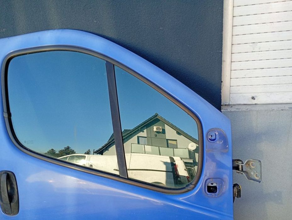 drzwi przednie prawe przód szyba czarne opel vivaro a trafic ii primas