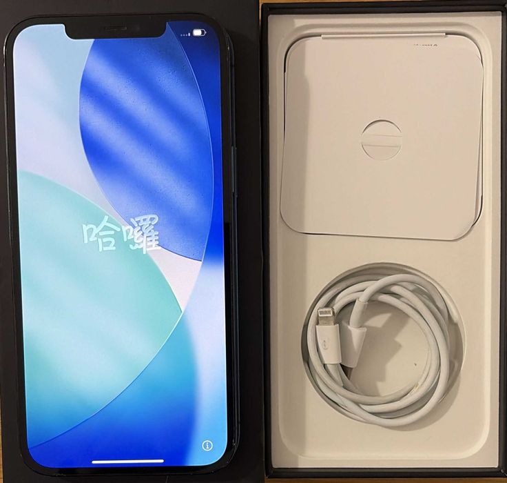 iPhone 12 Pro Max 128GB Azul – Como Novo – Caixa e Cabo Incluídos