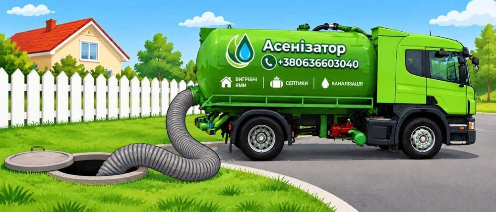 Послуги Асенізатора викачка каналізацій