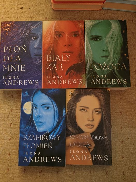 Ilona Andrews Biały żar Pożoga Szmaragdowy ogień
