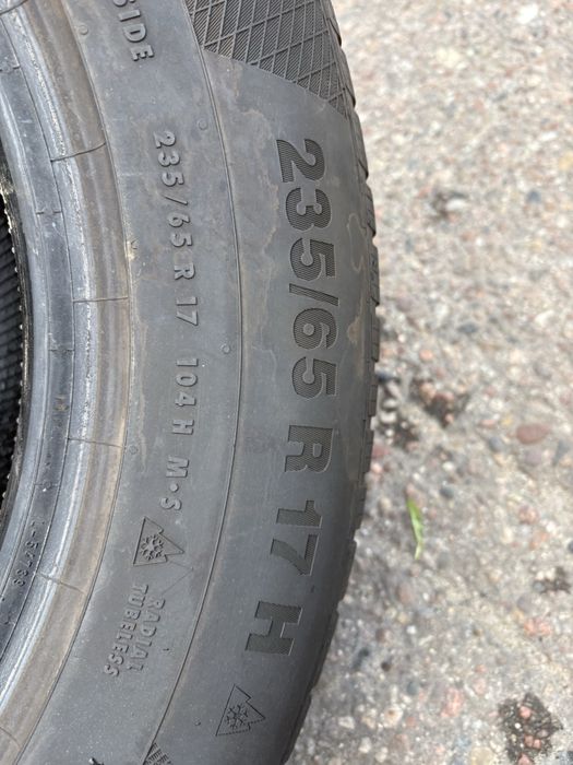 4x opony zimowe 235/65/17 235/65 r17 continental 2022