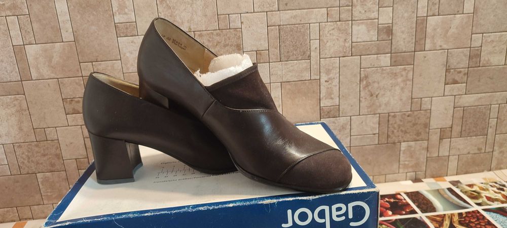 Туфли женские Gabor НОВЫЕ ориг. раз.37 (4.5) нат.кожа