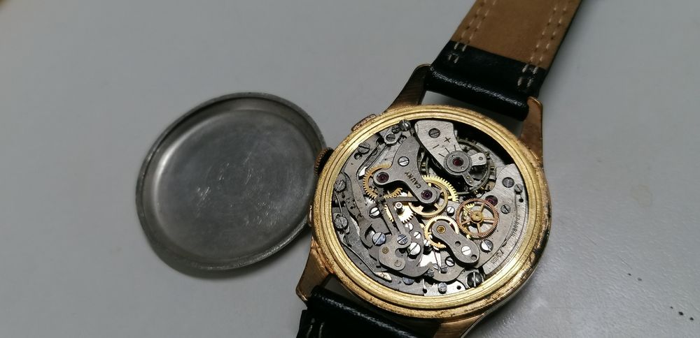 Relógio cauny cronógrafo para restauro