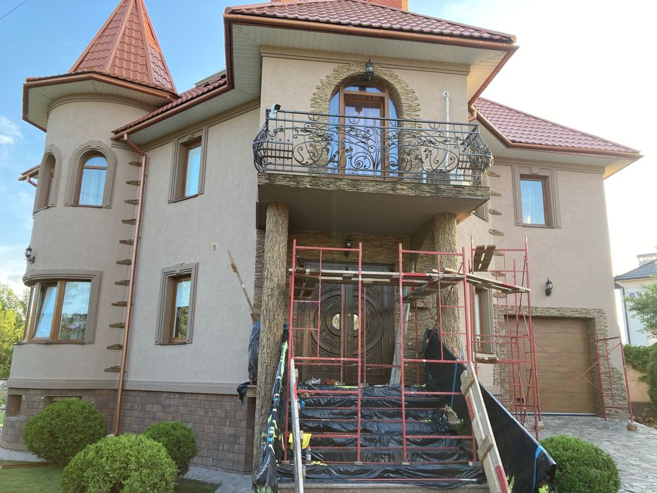 Утеплення будинків , Фасадні роботи