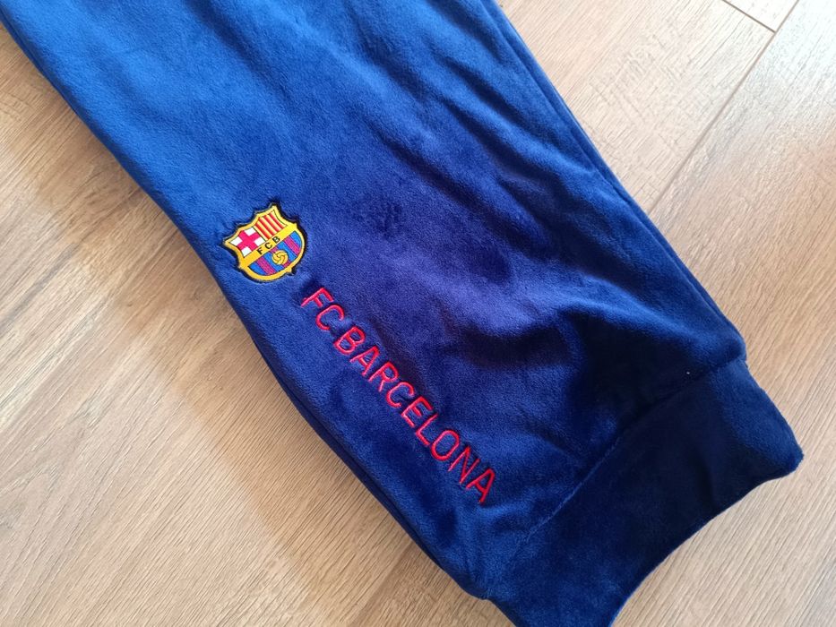 Fc barcelona komplet damski Welur