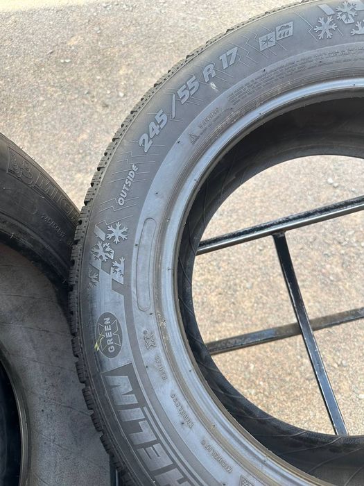 Шины БУ 245 55 R 17 Michelin Pilot Alpin 4 Зима Комплект резина