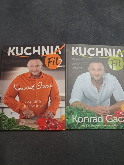 Książka Kuchnia Fit Konrad Gaca 1 i 2