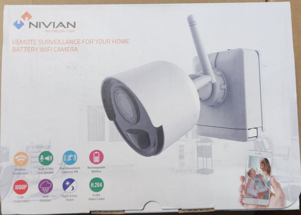 Kit video vigilância sem fios 6 cameras