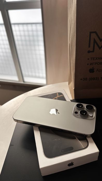 Iphone 16 Pro Max 256 физ sim, на гаранти бат 100%