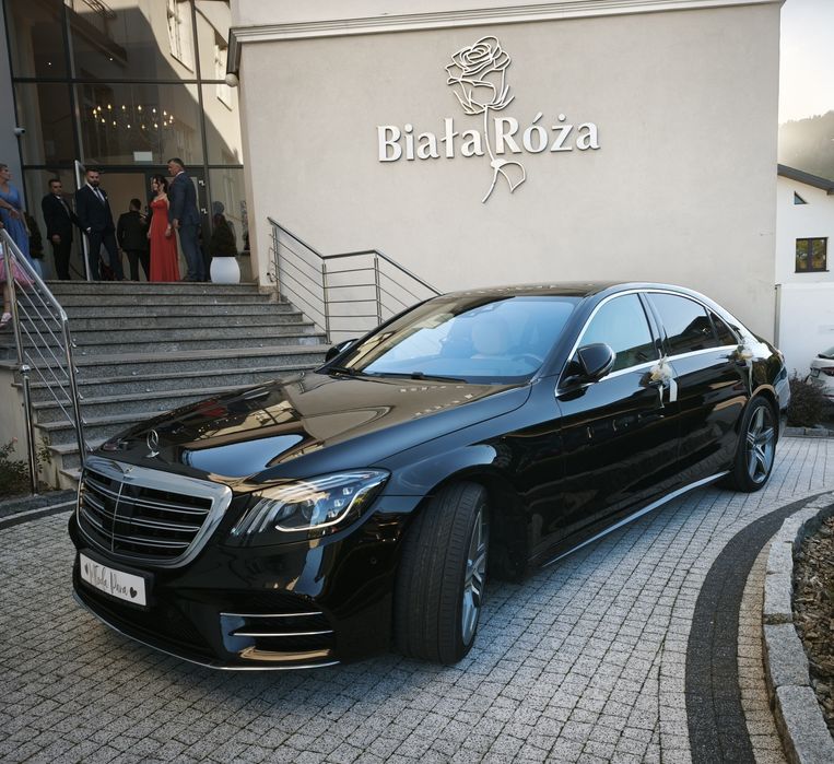 Auto do ślubu Mercedes Klasy S Limuzyna (wynajem)