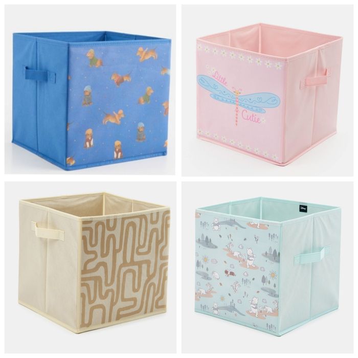 Корзина ящик складаний дитячий органайзер для зберігання іграшок речей