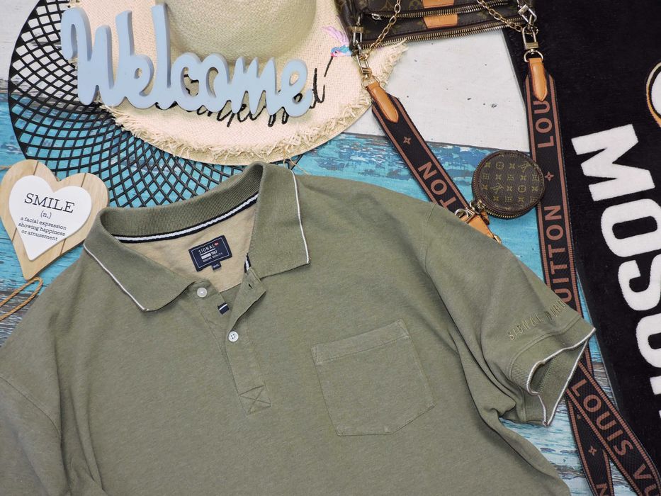 Signal Męska bluzka polo khaki 3XL