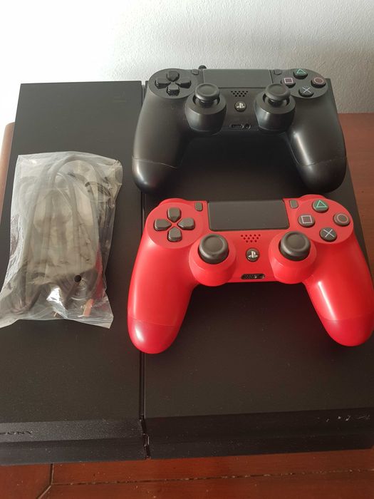 Consola PlayStation 4 PS4 Slim 1 TB 2 comandos Sony Dualshock oficiais