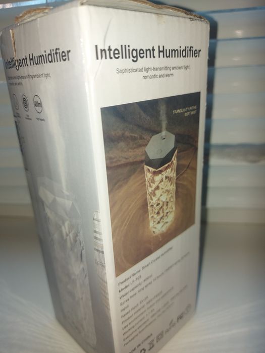 Світильник аромадифузор, зволожувачUSB 400 мл Crys USB 400 мл Crystal