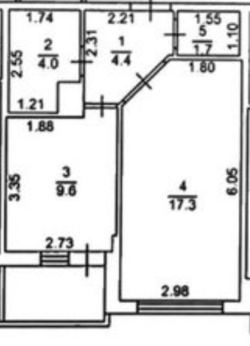 Продажа 1 комнатной квартиры в сданном доме,Дарница,Бориспольская 19